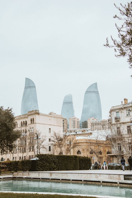 City Buildings under Gray Sky