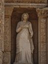 The Statue of Arete in Library of Celsus Ephesus turkey
