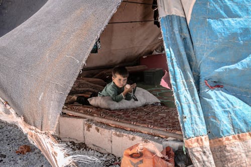 兒童, 帳篷, 戶外 的 免费素材图片