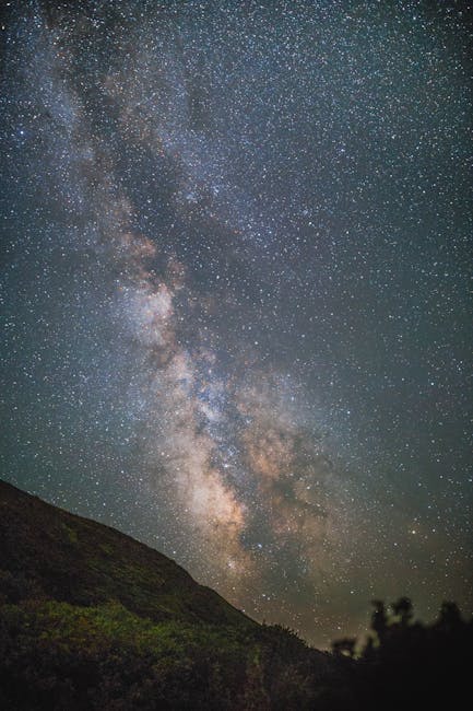 galaxy, milky way, night