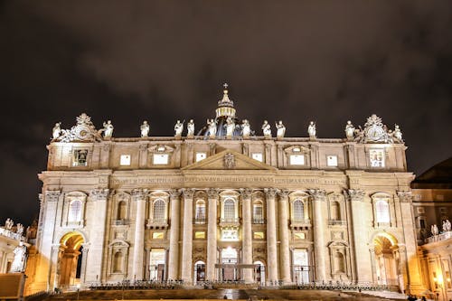 Saint Peter's Basilica at Night