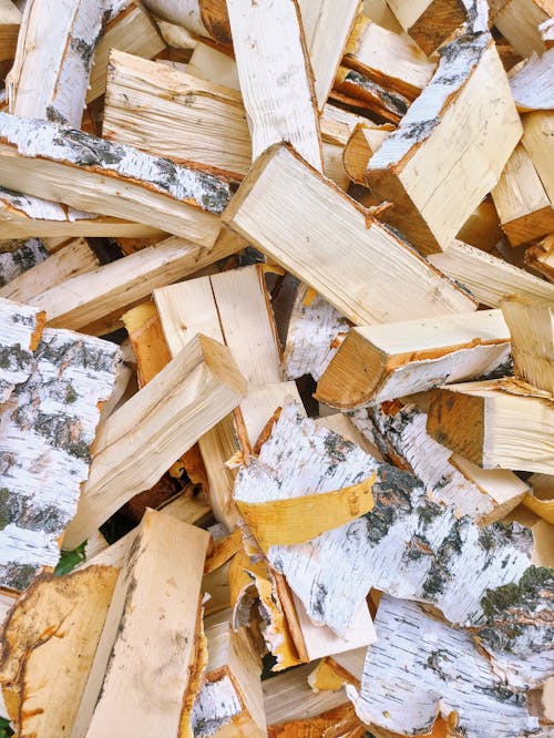 切碎的樹林, 升火的木柴, 垂直拍攝 的 免費圖庫相片