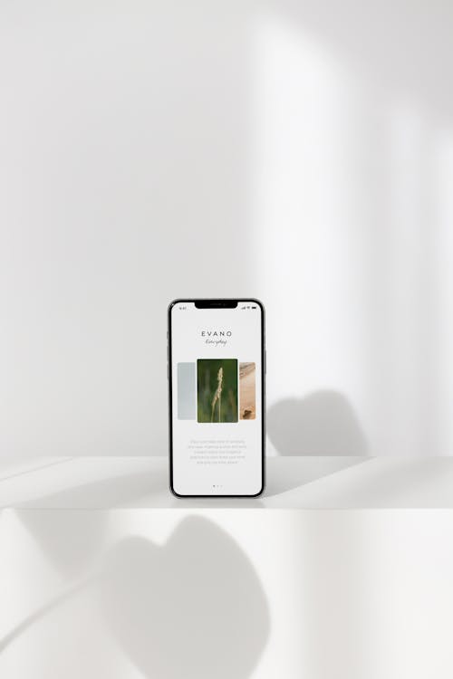 Smartphone on the White Background