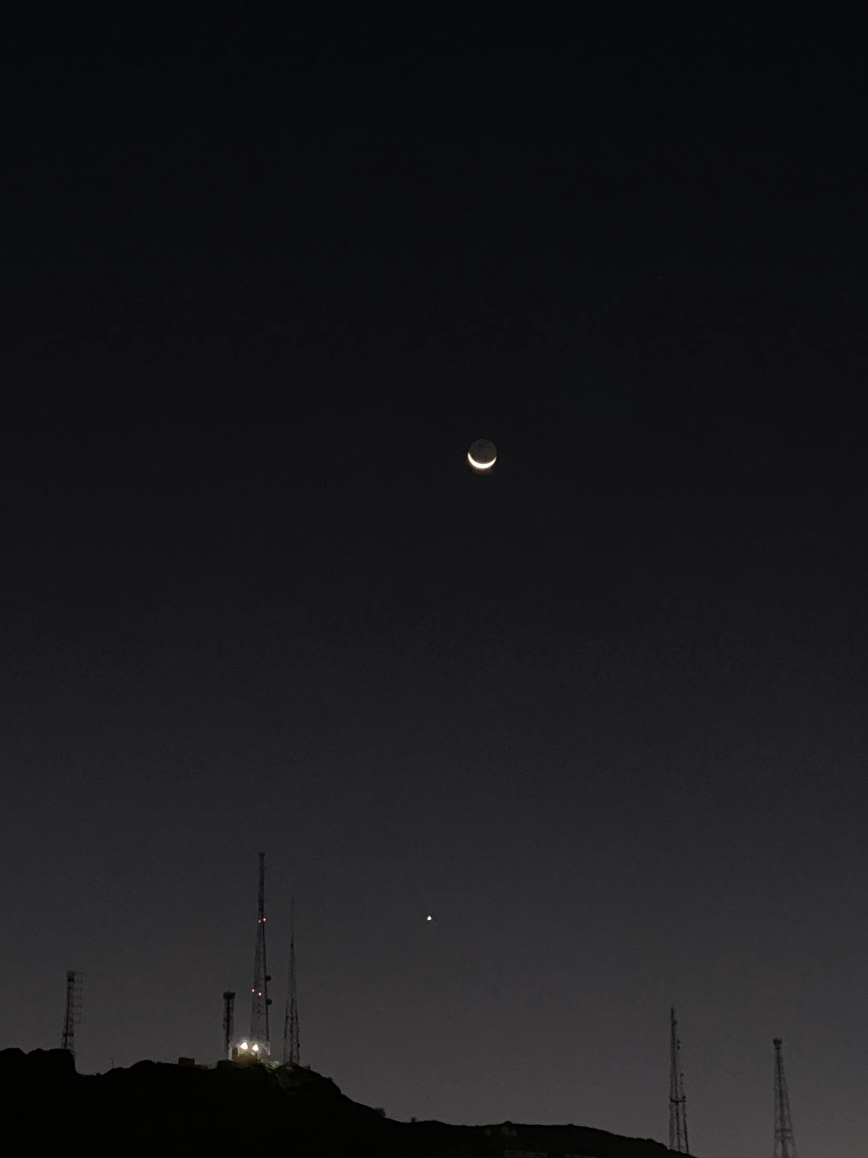 A Crescent Moon in the Sky · Free Stock Photo