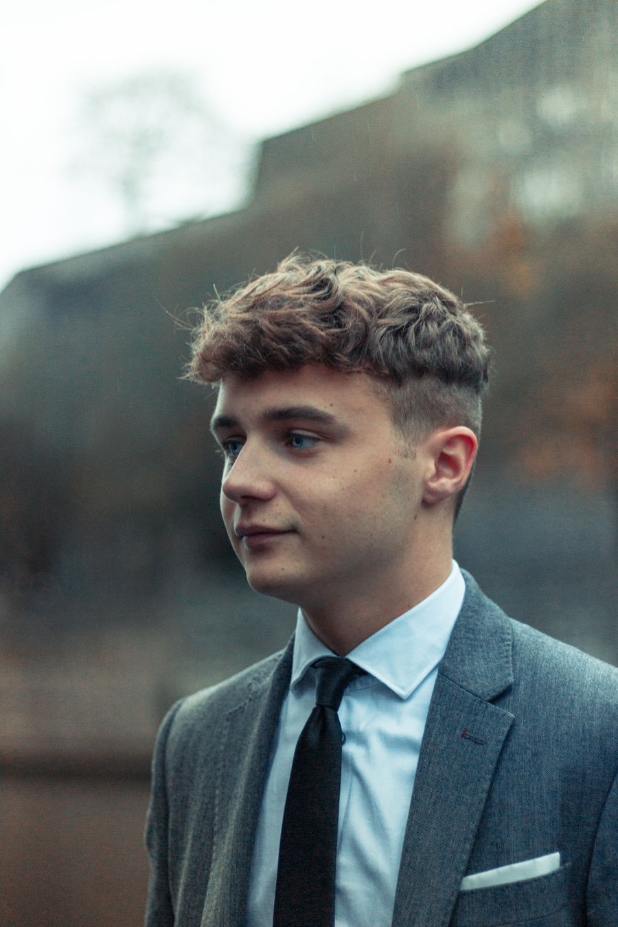 Sharp dressed man in suit and tie