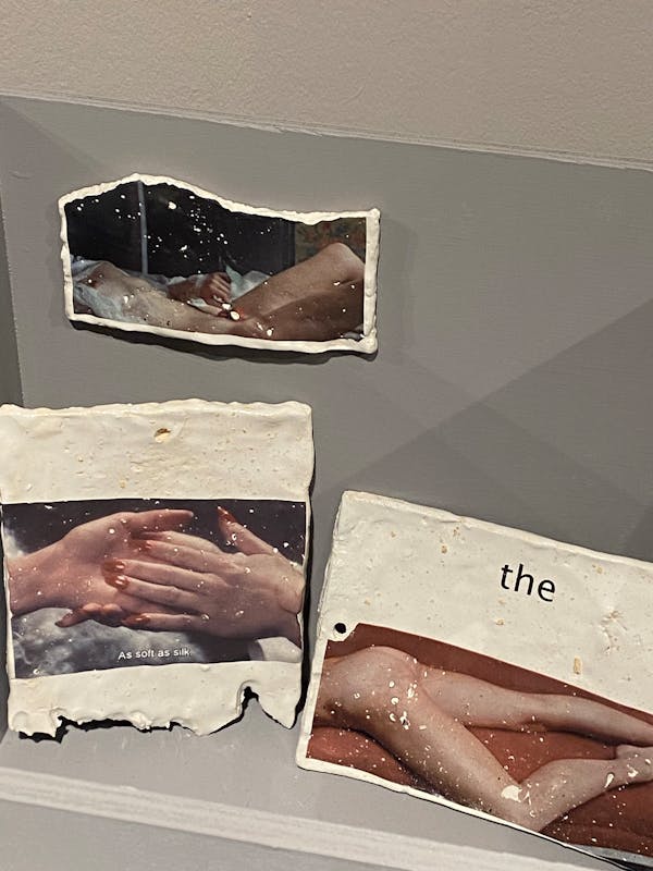 Pictures of a Female Body on Gypsum 