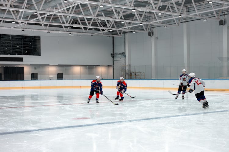 People Playing Hockey 