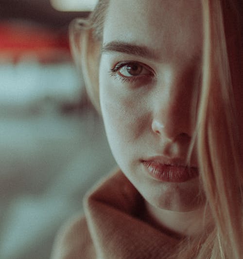 Close-up Photo of a Woman