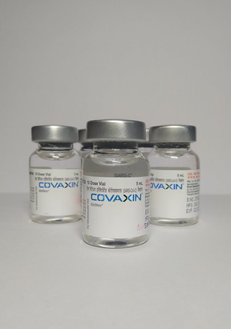 Close-Up Shot Of COVID Vaccines