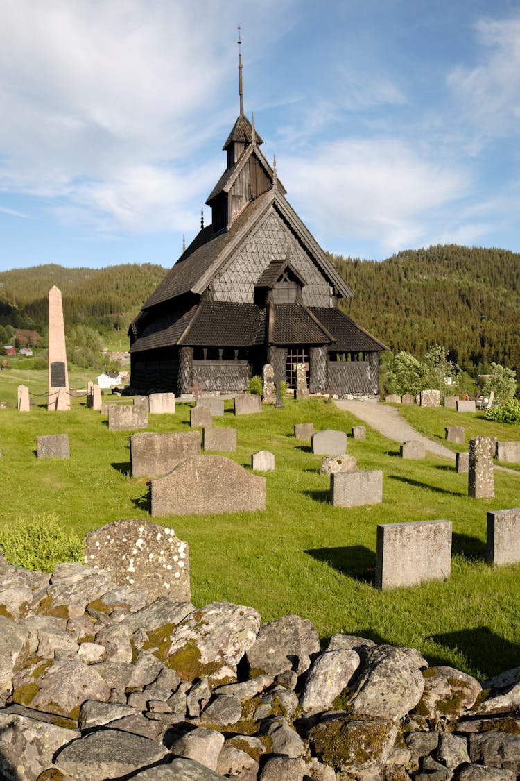 Eidsborg Stave Church In Norway 