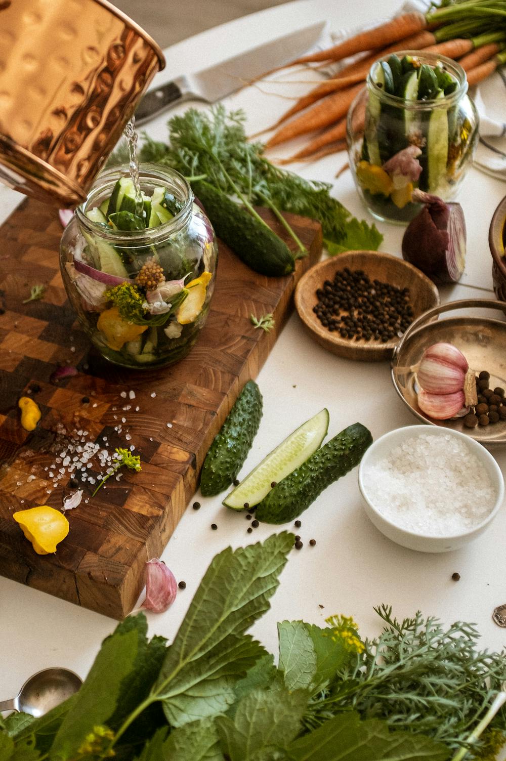 Prepare the Cucumber Brine