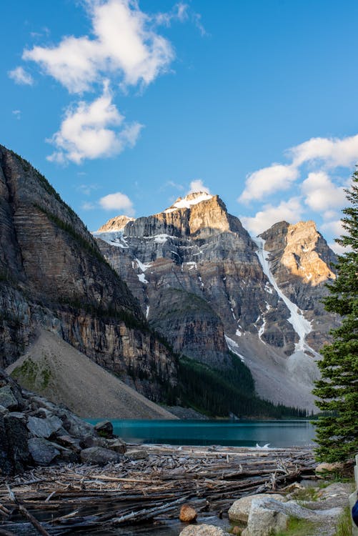 A Lake near the Rocky Mountains