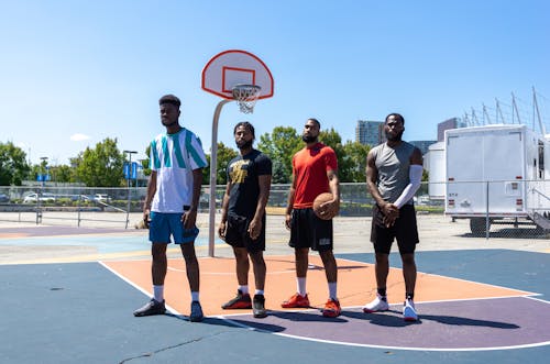 Fotobanka s bezplatnými fotkami na tému basketbal, dvorec, guľa