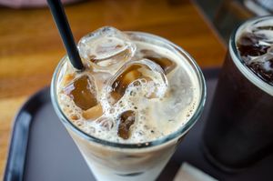 Iced milk tea over ice — photo by makafood on Pexels
