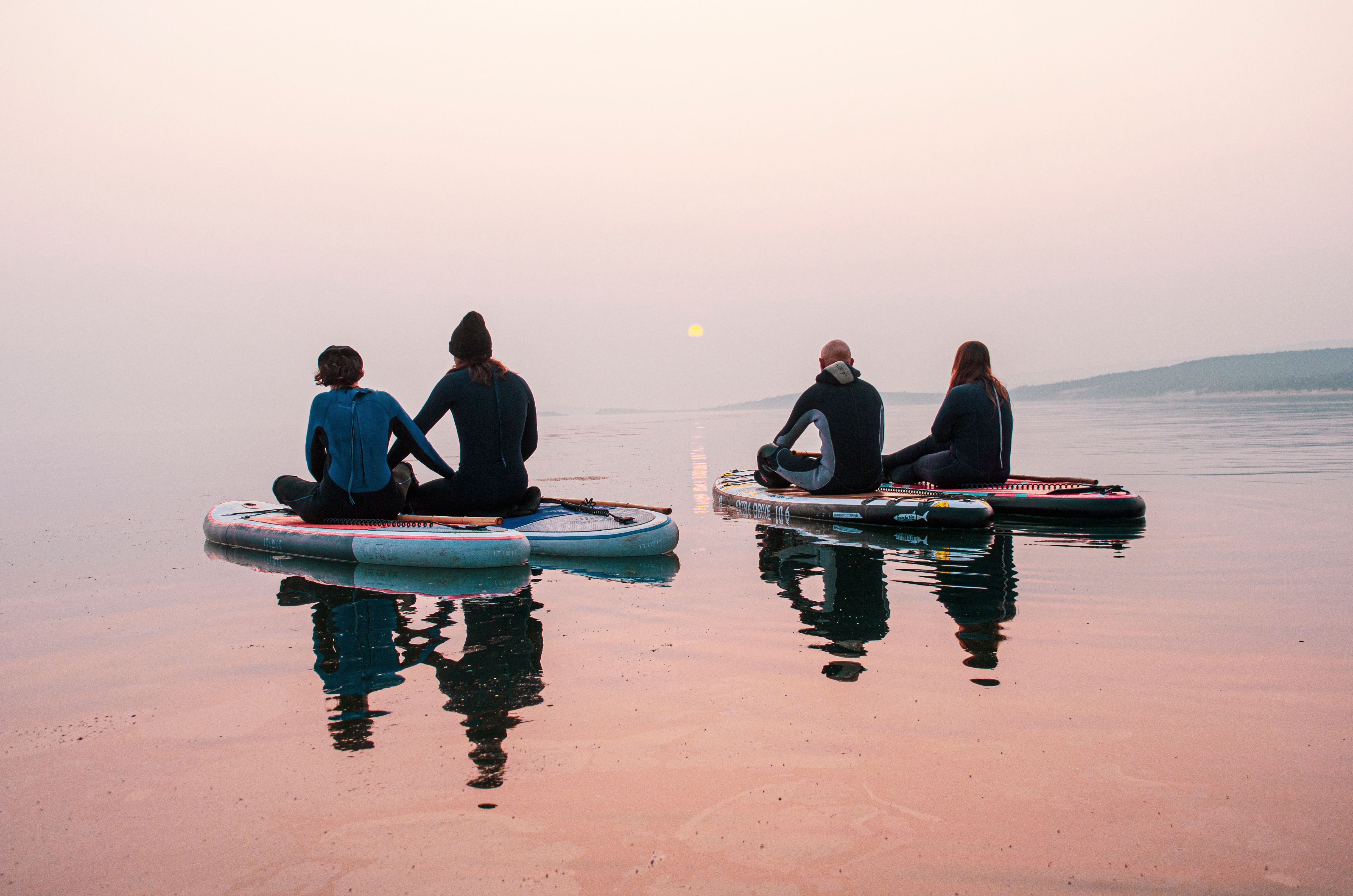 paddle board camping