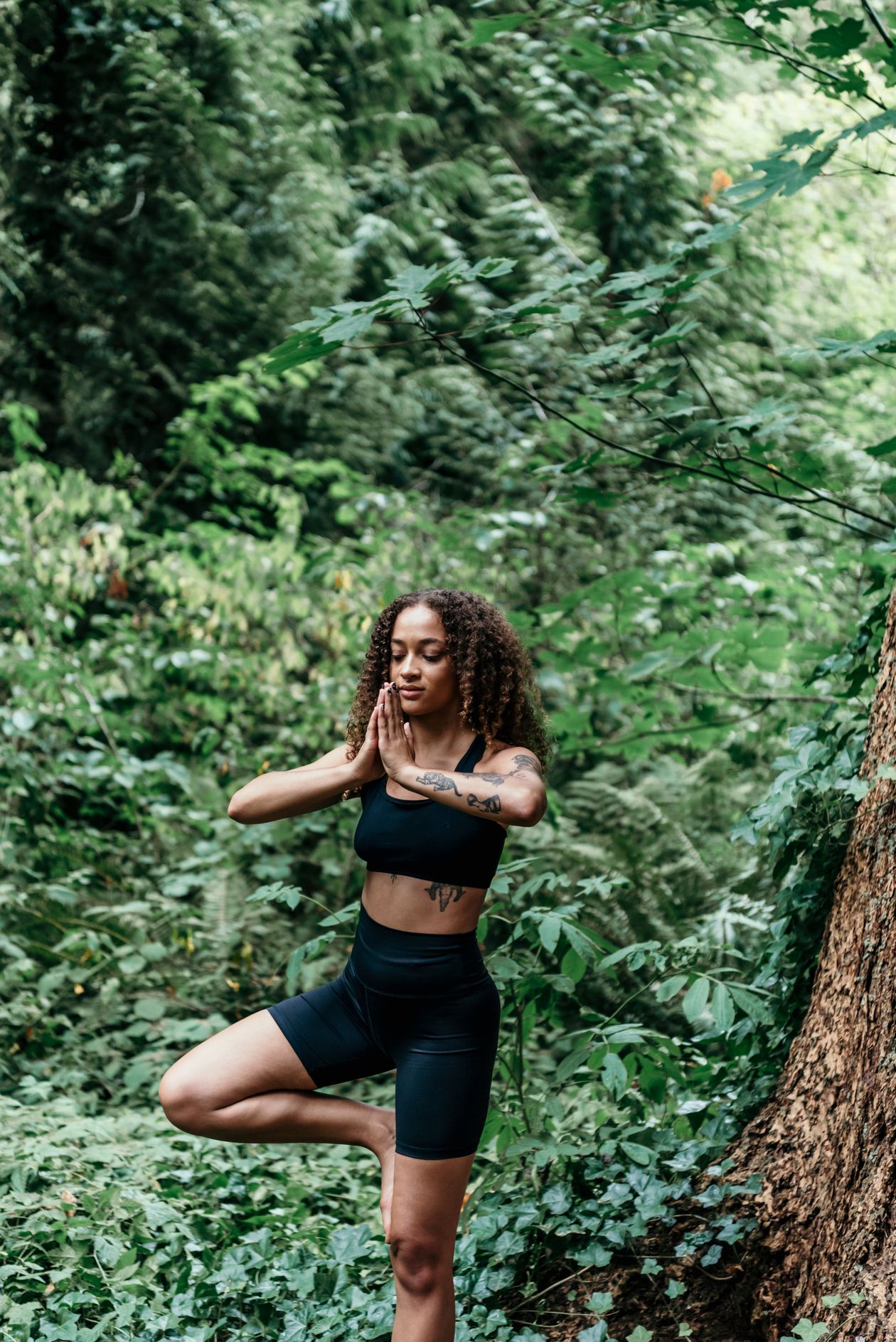 Wellness travel - meditation in nature