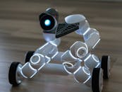 Close-up of a Clicbot on a Floor