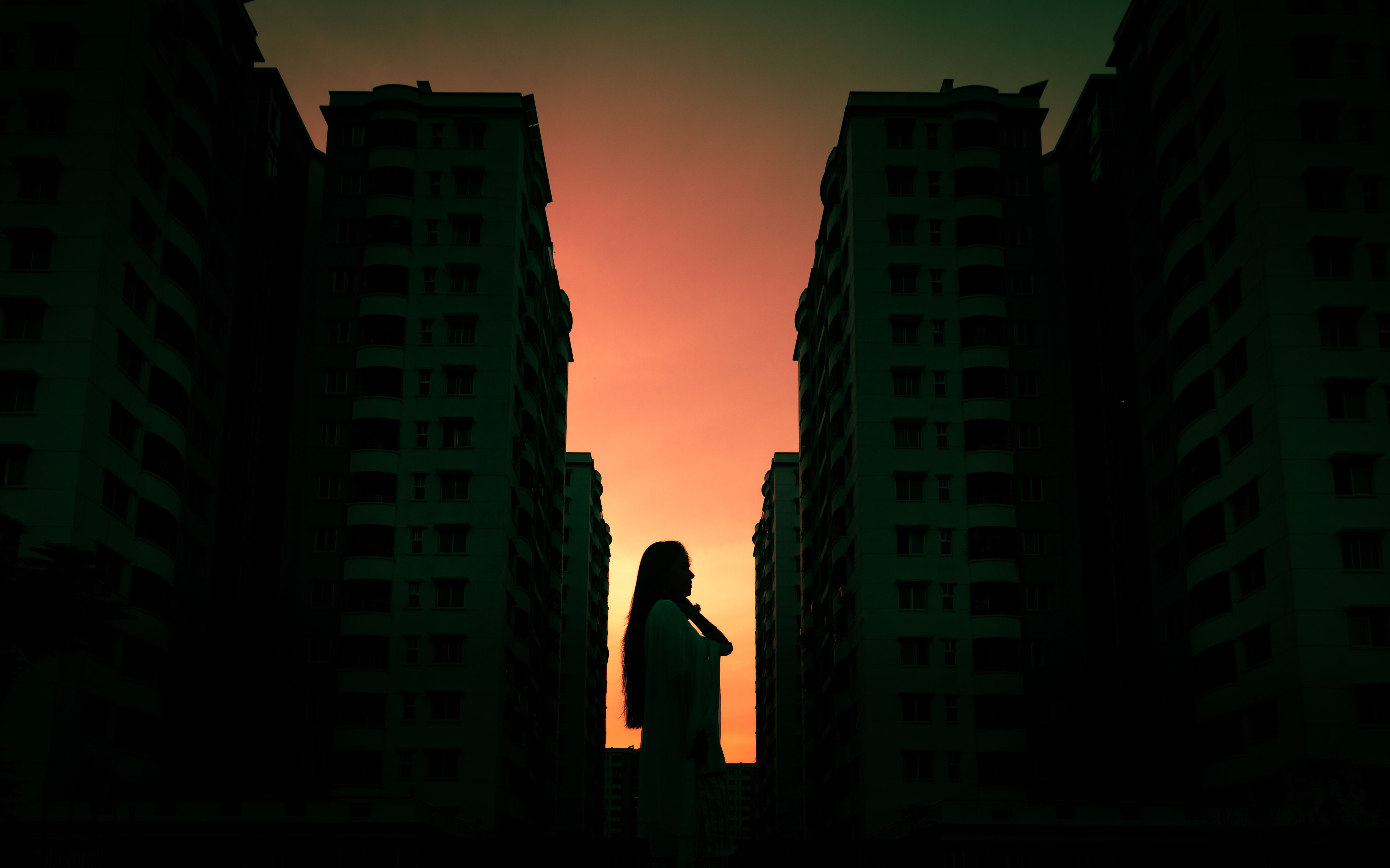 Silhouette Photo of Person During Golden Hour · Free Stock Photo