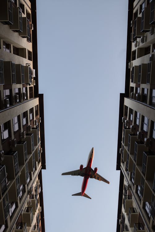 An Airplane Across the Sky