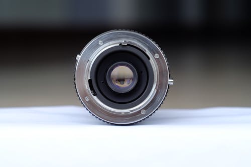 Close-Up Shot of a Camera Lens