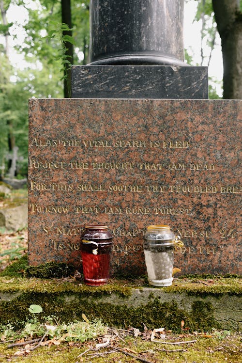 A Bible Verse Engraved in a Tombstones