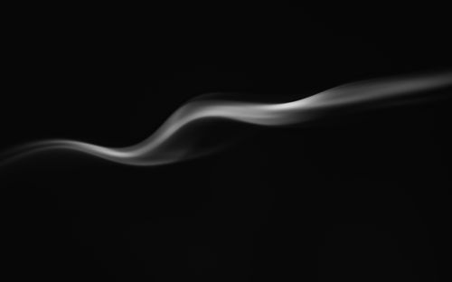 Free Elegant black and white abstract image with flowing smoke effect. Stock Photo