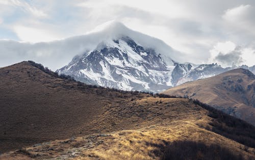 Photo of Snow Covered Mountain