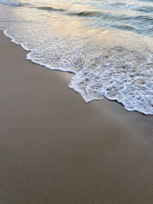 Waves Kissing the Shore