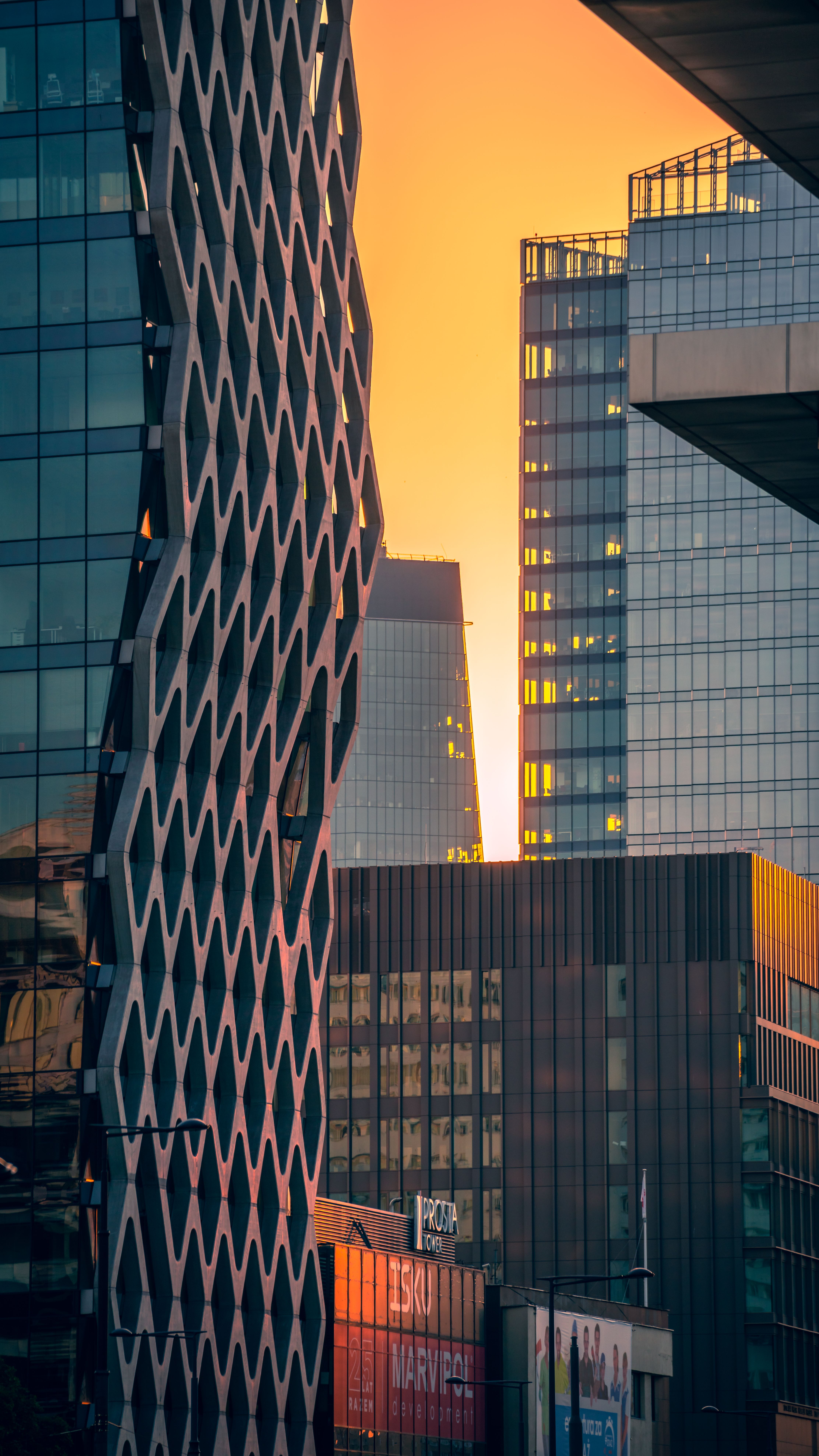 High Rise Buildings in the City during Sunrise · Free Stock Photo