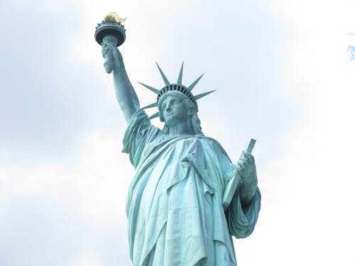 Free Statue of Liberty, New York Stock Photo