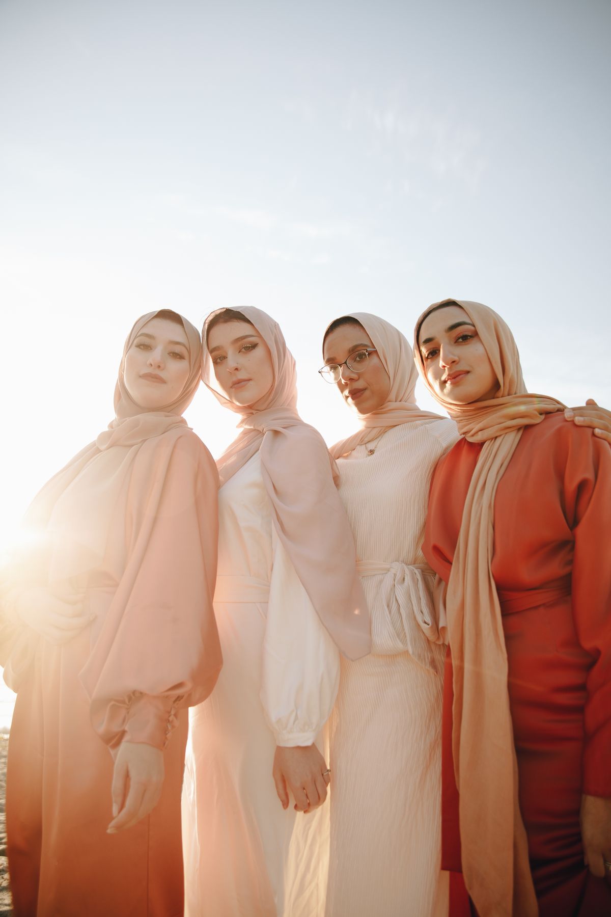 Dusty Rose Chiffon Hijab alternate view