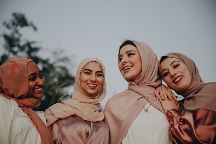 Beautiful Happy Women Laughing Together