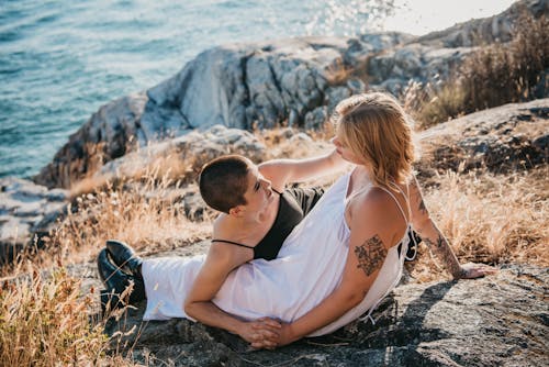 Women by the Ocean