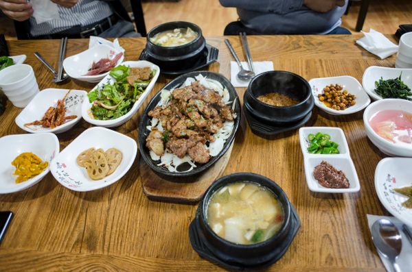 Korean BBQ Spread
