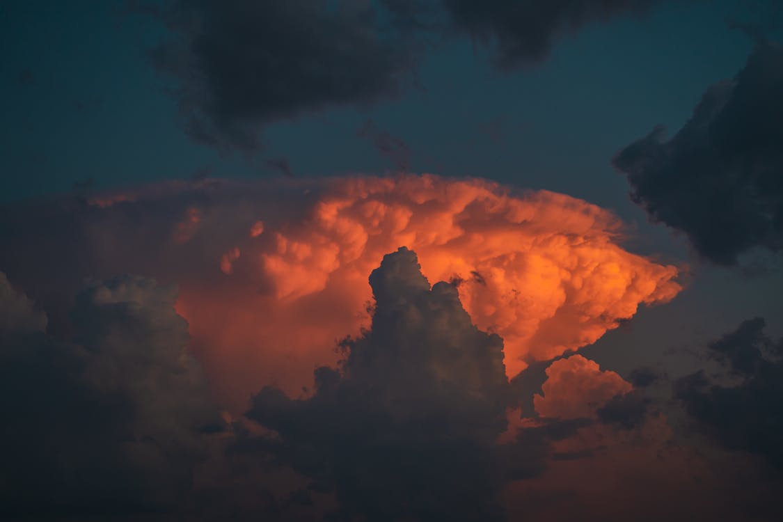 Photo of Orange Clouds