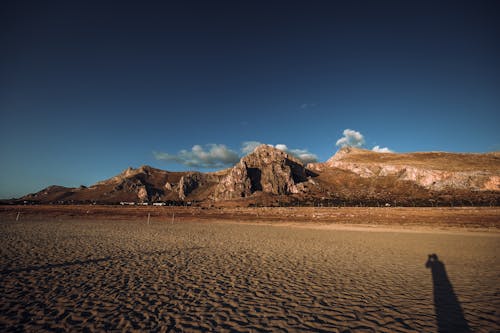 A Mountain Landscape in a Desert