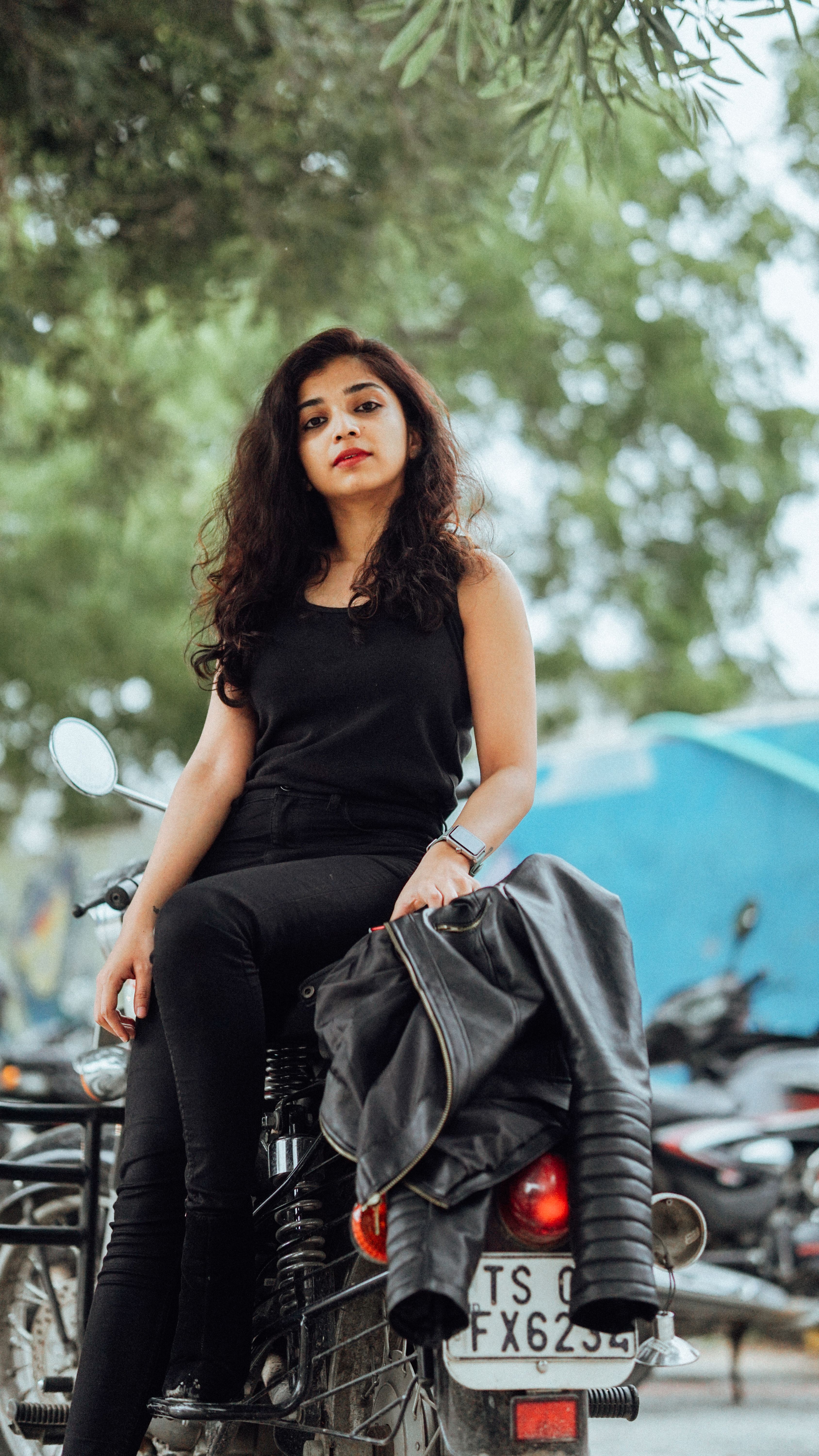 Woman Riding a Motorcycle · Free Stock Photo