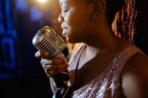 Kostnadsfri bild av afrikansk amerikan kvinna, jazz, konsert