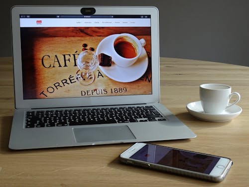 Foto stok gratis cangkir kopi, espreso, iphone