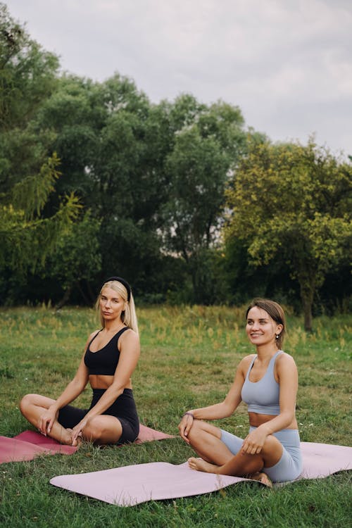 Women Doing Yoga 