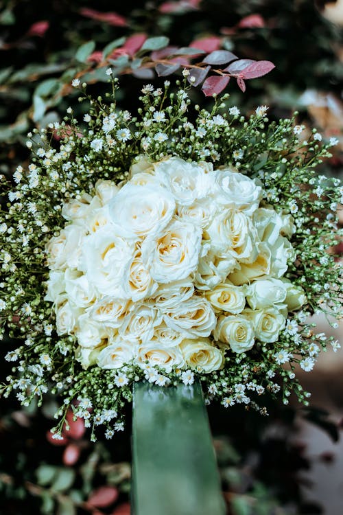 White Rose Flowers Bouquet · Free Stock Photo