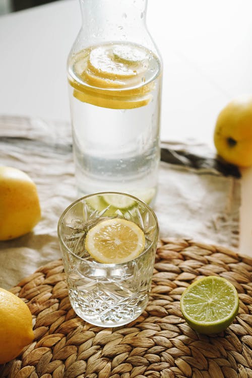 Slice of Lemon in a Cup of Water