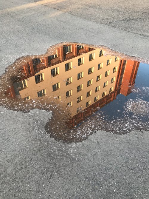 Immagine gratuita di acqua, edificio, pozzanghera