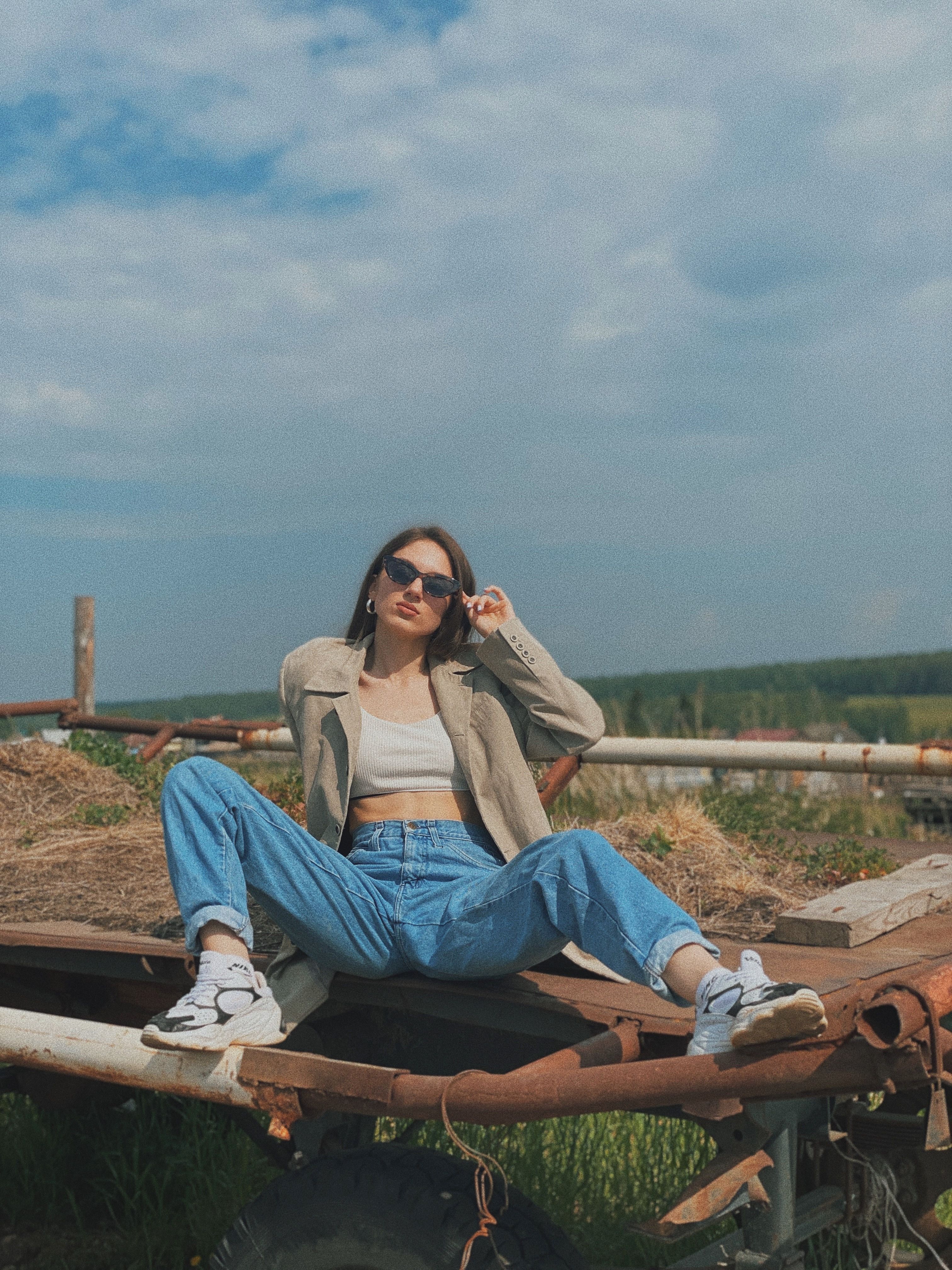Young People On Hay Trailer Photos, Download The BEST Free Young People ...