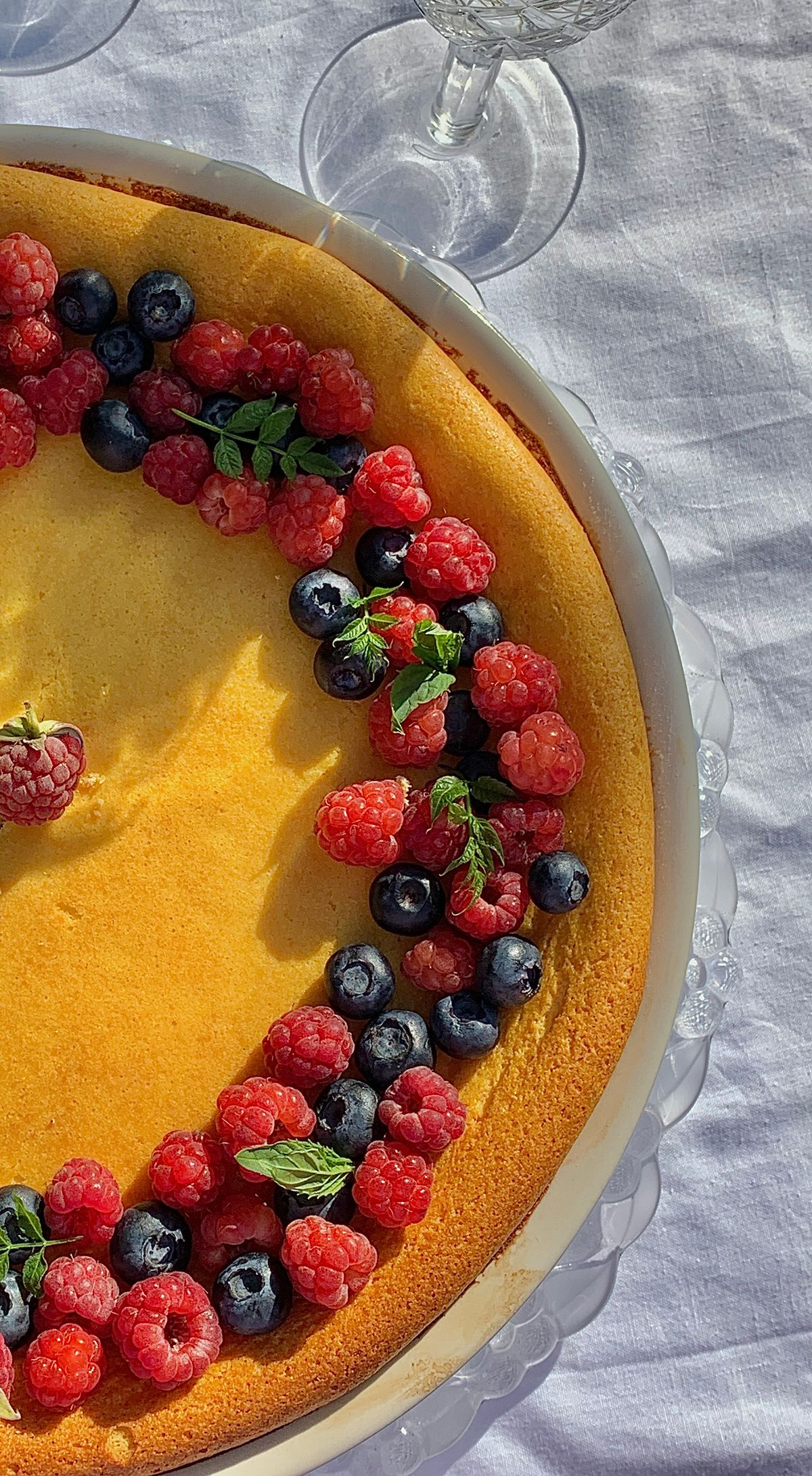 Baked Blueberry Cheesecake, 750 g