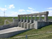 The Oldman River Dam in Alberta, Canada
