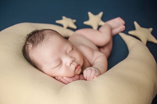 Free A Cute Baby Sleeping Stock Photo