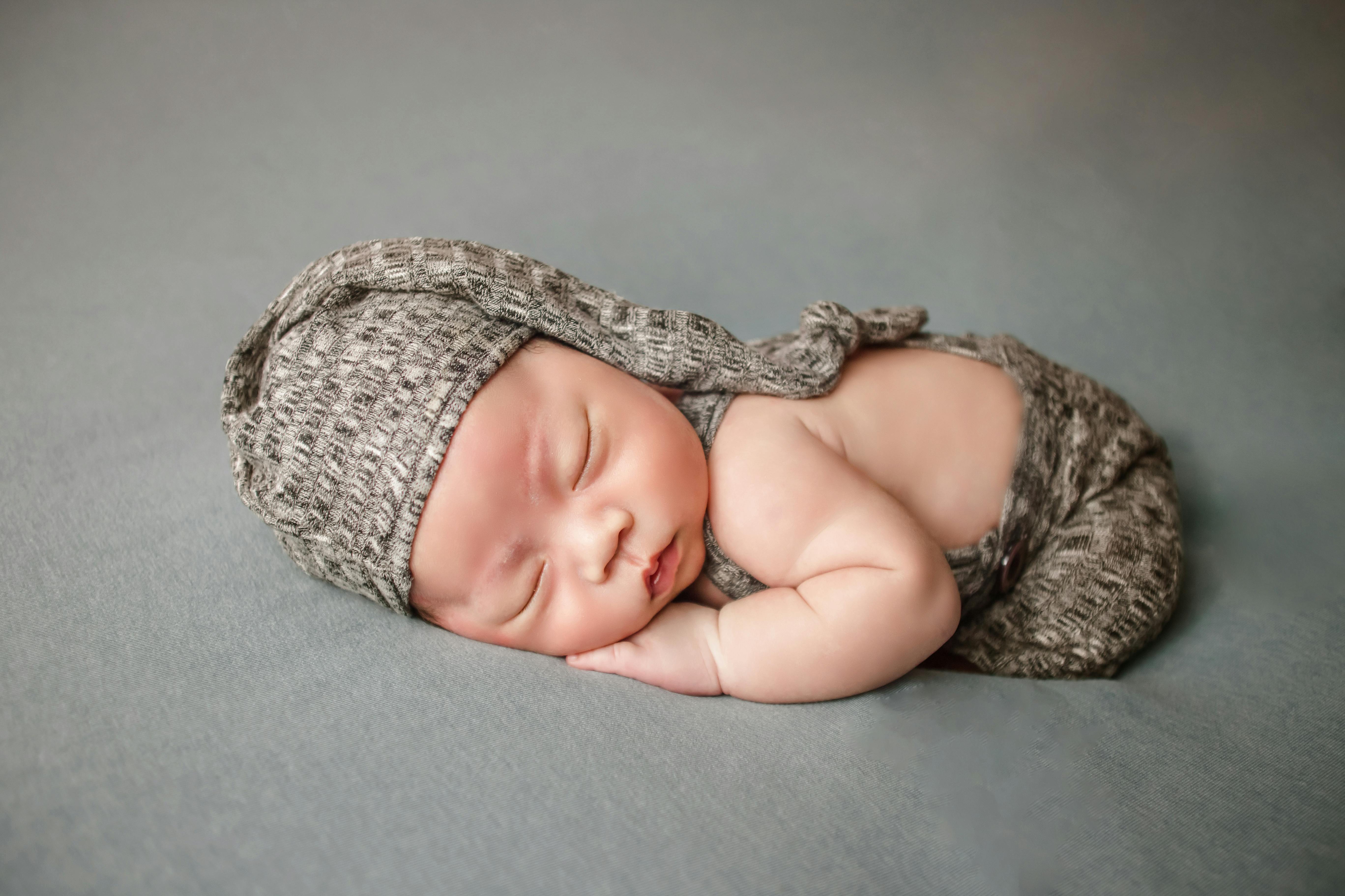 Newborn Baby Girl Sleeping in a Fishing Boat Stock Photo - Image of  eyeglasses, human: 120858972