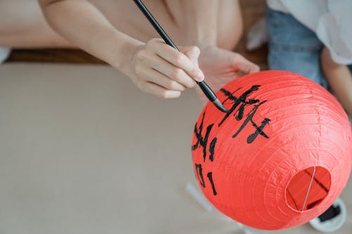 Ingyenes stockfotó festés, japán kalligráfia, lámpás témában