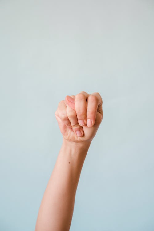 Person Doing Sign Language